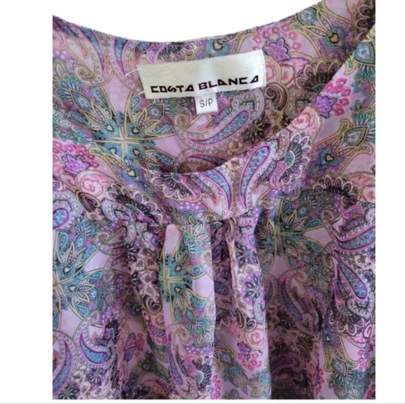 Vintage Paisley blouse - Picture 3 of 3